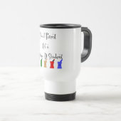 Oude ouder van een PharmD (apothekersstudent) gesc Reisbeker (Voorkant rechts)