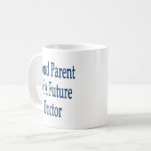 Oude ouder van een toekomstige dokter koffiemok (Voorkant links)