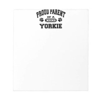 Oude ouder van een Yorkie Notitieblok