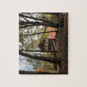 Oude overdekte brug. legpuzzel (Verticaal)