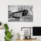 Oude overdekte brug poster (Thuiskantoor)