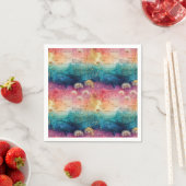 Oude Paardenbloem Abstract Patroon (1) Servet (Insitu)