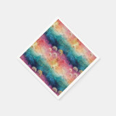 Oude Paardenbloem Abstract Patroon (1) Servet (Hoek)