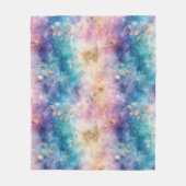 Oude Paardenbloem Abstract Patroon (2) Fleece Deken (Voorkant)