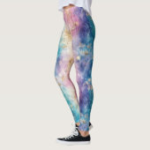Oude Paardenbloem Abstract Patroon (2) Leggings (Links)