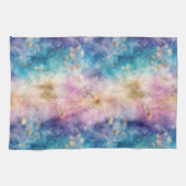 Oude Paardenbloem Abstract Patroon (2) Theedoek (Horizontaal)