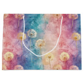 Oude Paardenbloem Abstract Patroon (3) Groot Cadeauzakje (Voorkant)