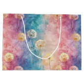 Oude Paardenbloem Abstract Patroon (3) Groot Cadeauzakje (Achterkant)