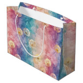 Oude Paardenbloem Abstract Patroon (3) Groot Cadeauzakje (Achterkant Gekanteld)