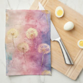 Oude Paardenbloem Abstract Patroon (3) Theedoek (Quarter Fold)
