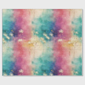Oude Paardenbloem Abstract Patroon (4) Cadeaupapier (Vlak)