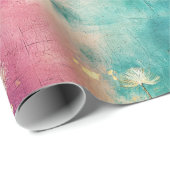 Oude Paardenbloem Abstract Patroon (4) Cadeaupapier (Rol Hoek)