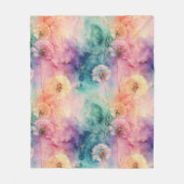Oude Paardenbloem Abstract Patroon (5) Fleece Deken (Voorkant)