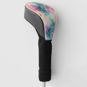 Oude Paardenbloem Abstract Patroon (5) Golfheadcover (Schuin)