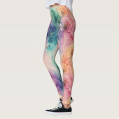 Oude Paardenbloem Abstract Patroon (5) Leggings (Links)