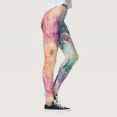 Oude Paardenbloem Abstract Patroon (5) Leggings (Rechts)
