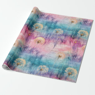 Oude Paardenbloem Abstract Patroon (6) Cadeaupapier
