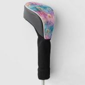 Oude Paardenbloem Abstract Patroon (6) Golfheadcover (Schuin)