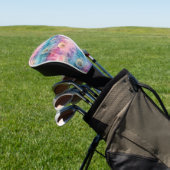 Oude Paardenbloem Abstract Patroon (6) Golfheadcover (Insitu)