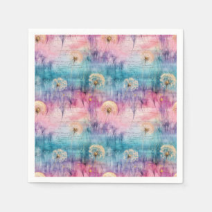 Oude Paardenbloem Abstract Patroon (6) Servet