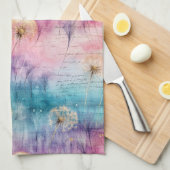 Oude Paardenbloem Abstract Patroon (6) Theedoek (Quarter Fold)