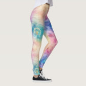 Oude Paardenbloem Abstract Patroon (7) Leggings (Rechts)