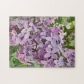 Oude Paarse Lila foto met Fashioned Puzzle Legpuzzel (Horizontaal)