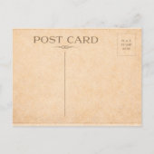 Oude Paas Konijn en Kuiken  Briefkaart (Achterkant)