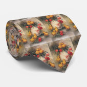 Oude Paas Kuikens, Ei met Rode Tulp Bloemen Stropdas (Opgerold)