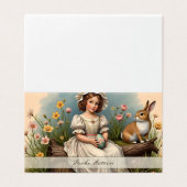 Oude Paascharme Kaart (Buitenkant ongevouwen)