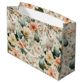 Oude Paashaas Bloemen (10) Groot Cadeauzakje (Achterkant Gekanteld)