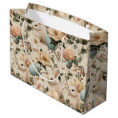 Oude Paashaas Bloemen (1) Groot Cadeauzakje (Achterkant Gekanteld)