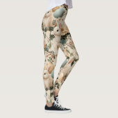 Oude Paashaas Bloemen (1) Leggings (Rechts)