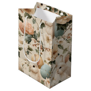 Oude Paashaas Bloemen (1) Medium Cadeauzakje