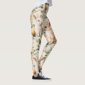 Oude Paashaas Bloemen (5) Leggings (Rechts)