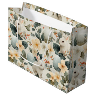 Oude Paashaas Bloemen (6) Groot Cadeauzakje