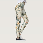 Oude Paashaas Bloemen (6) Leggings (Rechts)
