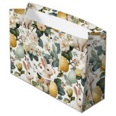 Oude Paashaas Bloemen (7) Groot Cadeauzakje (Achterkant Gekanteld)
