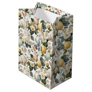 Oude Paashaas Bloemen (7) Medium Cadeauzakje