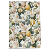 Oude Paashaas Bloemen (7) Medium Cadeauzakje (Voorkant)