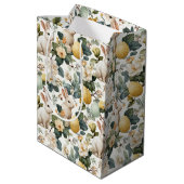 Oude Paashaas Bloemen (7) Medium Cadeauzakje (Achterkant Gekanteld)