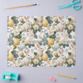 Oude Paashaas Bloemen (7) Tissuepapier (Craft)
