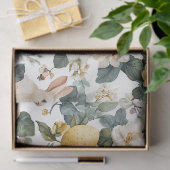 Oude Paashaas Bloemen (7) Tissuepapier (Geschenk)