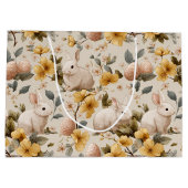 Oude Paashaas Bloemen (8) Groot Cadeauzakje (Achterkant)