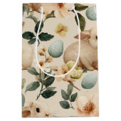 Oude Paashaas Bloemstuk (4) Medium Cadeauzakje (Voorkant)