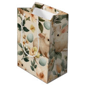 Oude Paashaas Bloemstuk (4) Medium Cadeauzakje (Achterkant Gekanteld)