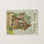 Oude Paashaas Lente Legpuzzel (Horizontaal)
