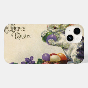 Oude Paashaas met Paaseieren in een Mand Case-Mate iPhone Case
