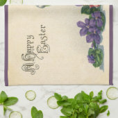 Oude Paashaas met Paaseieren in een Mandje Theedoek (Gevouwen)