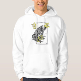 Oude Pad & Gele Bladeren - Natuur Kunst Hoodie